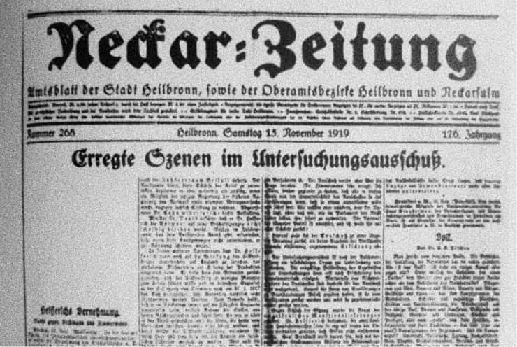 Der Heilbronner Presseskandal 1919